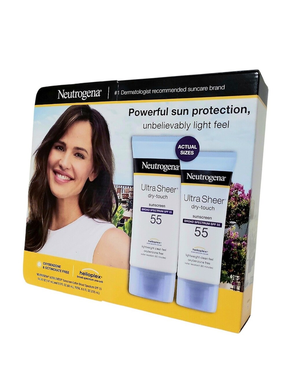 Neutrogena Ultra Sheer Dry-Touch Broad Spectrum SPF 55 Sunscreen 5 + 3oz 2-Pack